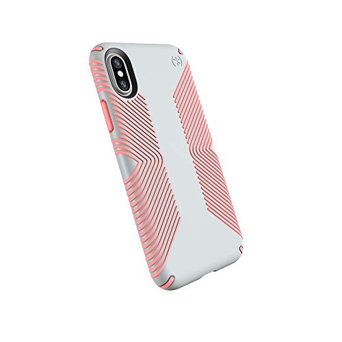 Speck Products Presidio Grip Schutzhülle für iPhone XS/iPhone X, Grau/Pink Speck Products Presidio Grip Schutzhülle für iPhone XS/iPhone X, Grau/Pink von Speck