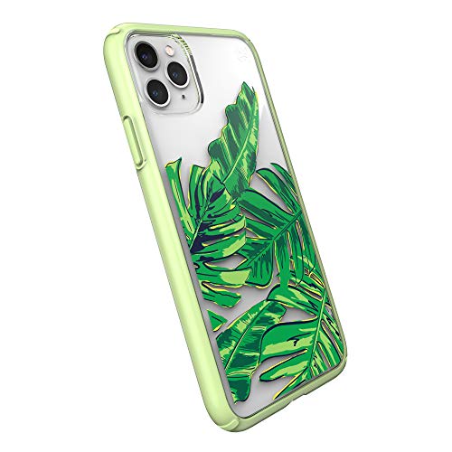 Speck Products Presidio Perfect-Clear + Print iPhone 11 PRO Max Hülle, transparent/tropisch/Palest Green von Speck