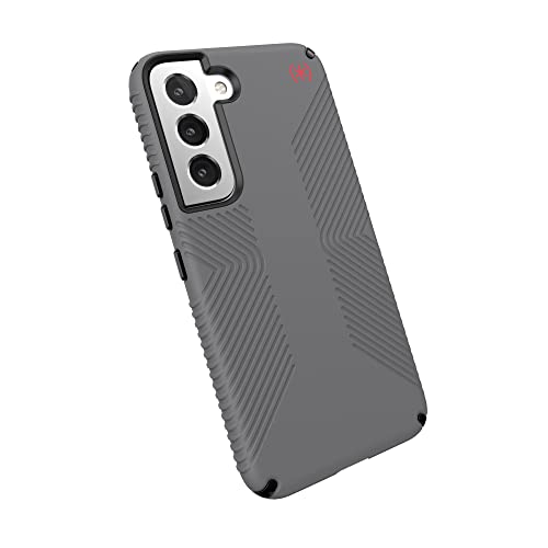Speck Products Presidio2 Grip Schutzhülle für Samsung Galaxy S22, Graphitgrau/Schwarz/Rot, 144238-9133 Speck Products Presidio2 Grip Schutzhülle für Samsung Galaxy S22, Graphitgrau/Schwarz/Rot, 144238-9133 von Speck