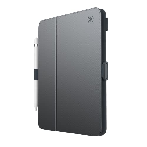 Speck Products iPad (10. Generation - 2022) Stylefolio mit Microban (Metallic Charcoal Grey/Charcoal Grey) von Speck