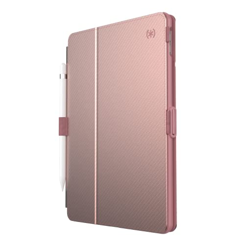 Speck Products iPad 10,2 Zoll Stylefolio (W/MB) (Metall, Gold, Rosa/Lippenstift) von Speck