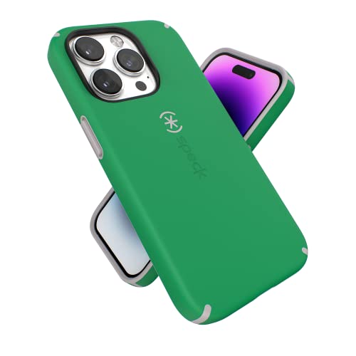 Speck ProductsCandyShell Pro iPhone 14 Pro Hülle, Renew Green/Sweater Grey, 150169-9893 von Speck