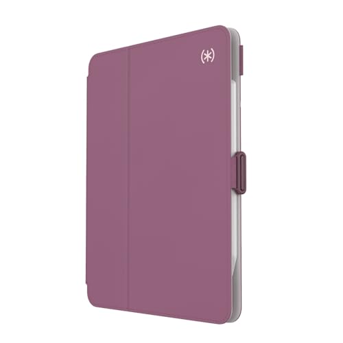 Speck-Produkte Balance Folio-Schutzhülle iPad Air (2020)/iPad Pro 11-Zoll-(2018-2021)-Schutzhülle, mit Microban-Schutz, Plumberry Purple/Crushed Purple/Crepe Pink von Speck