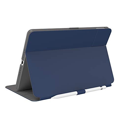 Speck-Produkte Balance Folio iPad (2019-2021) Schutzhülle und Ständer, Arcadia Navy/Moody Grey von Speck