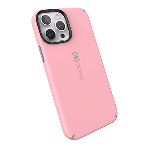 Speck-Produkte CandyShell Pro iPhone 13 Pro Max/iPhone 12 Pro Max-Schutzhülle, Rosiges Pink/Kathedralengrau von Speck