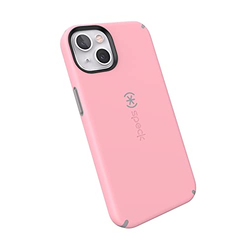 Speck-Produkte CandyShell Pro iPhone 13-Schutzhülle, Pink-Rosa/Kathedralengrau von Speck