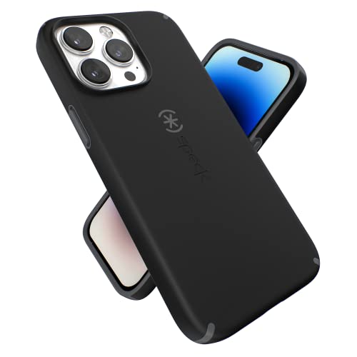 Speck Products CandyShell Pro Schutzhülle für iPhone 14 Pro Max, Schwarz/Schiefergrau von Speck