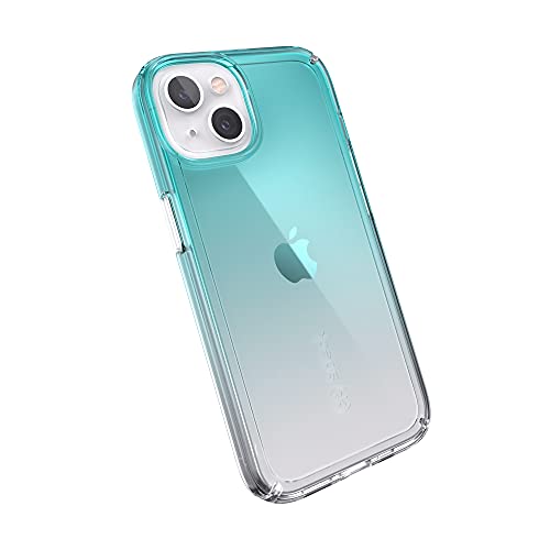 Speck-Produkte Gemshell Ombre iPhone 13-Schutzhülle, absolut verblasstes Blaugrün/Transparent von Speck