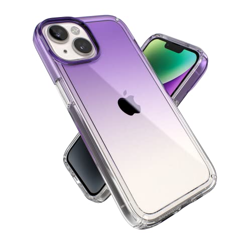 Speck Produkte Gemshell Ombre passend für iPhone 14 & 13, 15,5 cm (6,1 Zoll), Amethyst Purple Fade/Clear von Speck