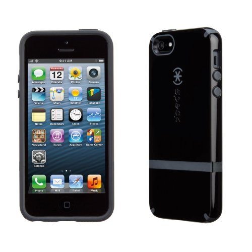 Speck SPK-A1571 CandyShell Flip Case für Apple iPhone 5 schwarz/Slate von Speck