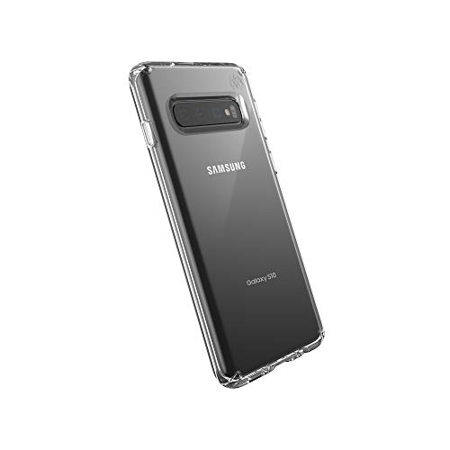 Speck Samsung Galaxy S10 Schutzhülle Handyhülle Schützende Hülle Tasche dünne Schale Hardcase Beständig für Samsung Galaxy S10 - Presidio Stay Clear - Transparent von Speck