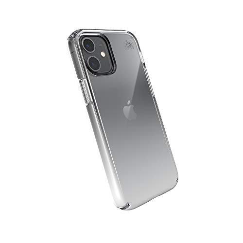 Speck - Schutzhülle - für iPhone 12 - Presidio Perfect-Clear, Klar/atmosphärisches Verblassen, Antimikrobiell, Stoßdämpfend von Speck