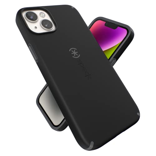 Speck Products CandyShell Pro Schutzhülle für iPhone 14 Plus 17 cm (6,7 Zoll), Schwarz/Schiefergrau von Speck