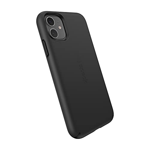 Speck iPhone 11 und iPhone XR Hülle – Fallschutz, gebaut für MagSafe Hülle für iPhone 11 & iPhone XR – schlank – schwarz, schwarz CandyShell Pro von Speck