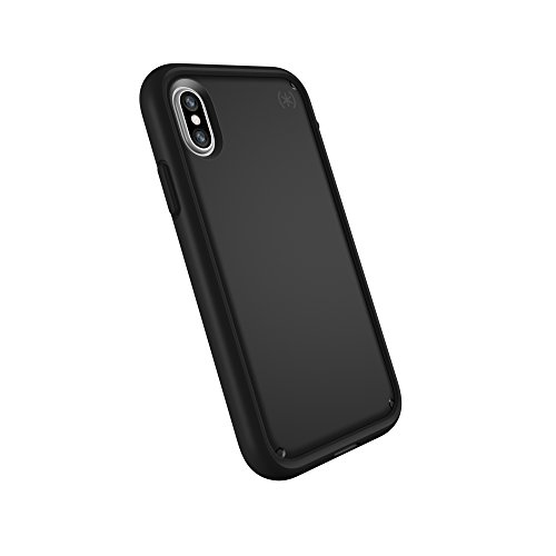 Speck iPhone X Schutzhülle Handyhülle mit Abnehmbarem Ultra Grip Bumper Schützende Hülle Tasche Dünne Schale Hardcase Beständig für Apple iPhone X - Presidio Ultra - Schwarz von Speck