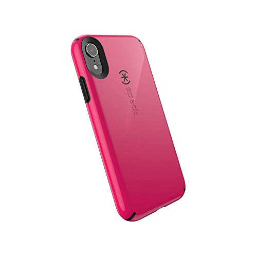 Speck iPhone XR Schutzhülle Handyhülle Schützende Hülle Tasche Dünne Schale Hardcase Beständig für Apple iPhone XR - CandyShell - Rot/Schwarz von Speck