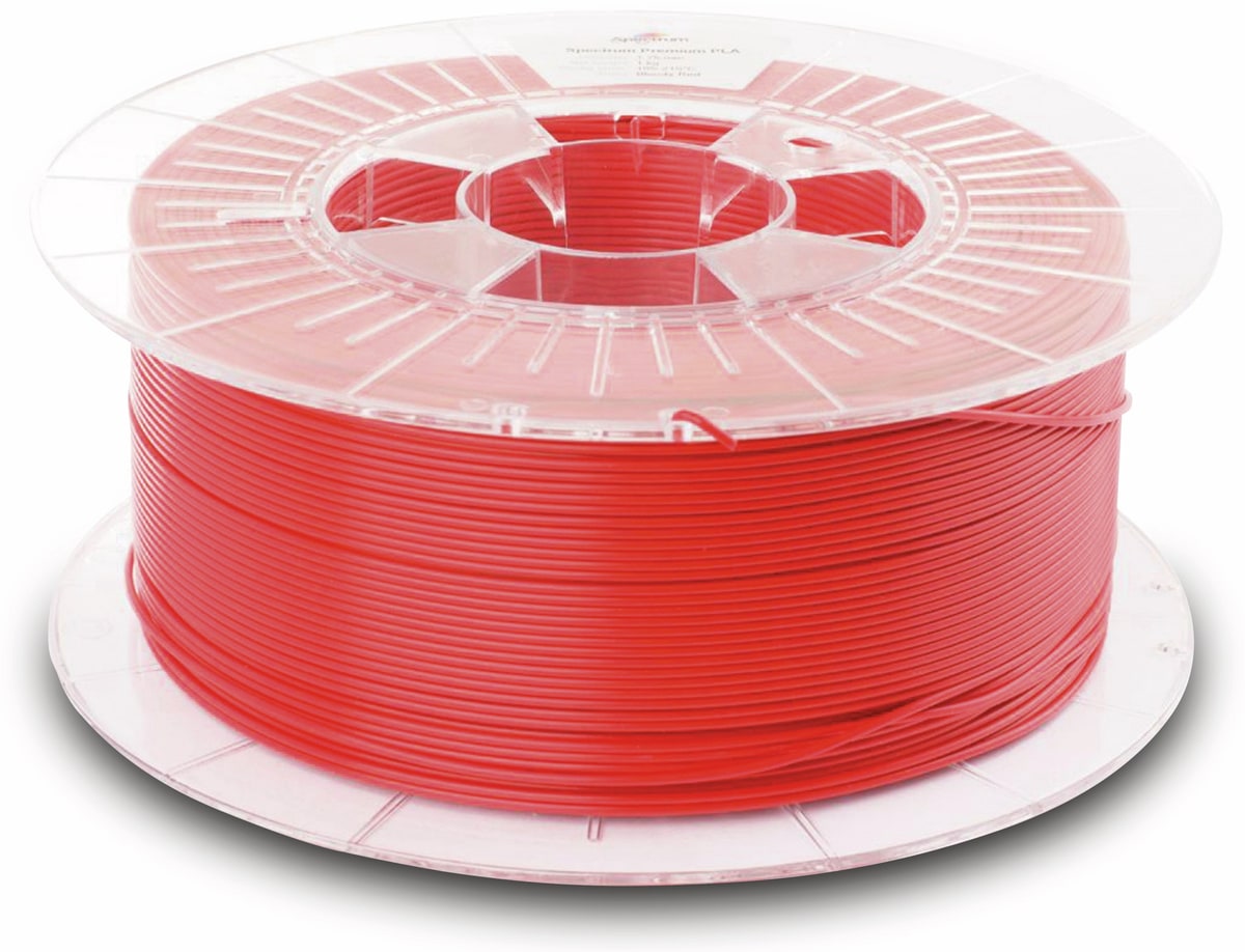 SPECTRUM 3D Filament PLA 1.75mm BLOODY rot 1kg von Spectrum