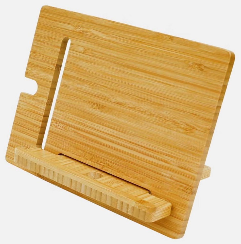 Spectrum Tabletständer Tablet Stand Bamboo für Tablet u. Handy Tablet-Ständer, (bis 12,00 Zoll) von Spectrum