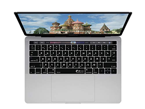 KB Covers RUS-MTB-DE RU Layout russische Tastatur Abdeckung für MacBook Pro klar von Speedlink