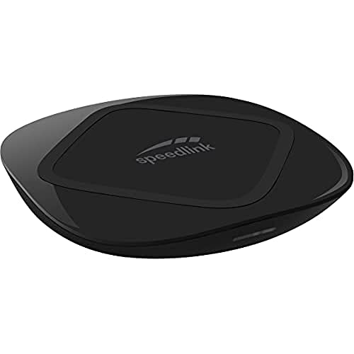 SPEEDLINK PECOS 5 Wireless Charger - kabelloses Handyladegerät mit induktiver Ladestation, (5 W), schwarz von Speedlink