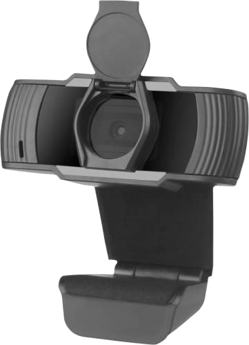 SPEEDLINK RECIT HD Webcam hochauflösende Kamera, integriertes Mikrofon, universelle Halterung, schwarz von Speedlink