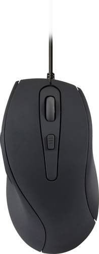 SpeedLink Axon Silent Ergonomische Maus USB Optisch Schwarz 5 Tasten 2400 dpi Ergonomisch von Speedlink