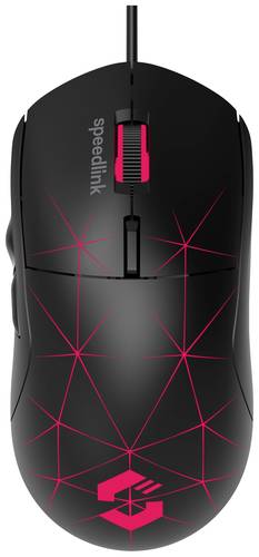 SpeedLink CORAX Gaming-Maus USB Schwarz 5 Tasten 3200 dpi Beleuchtet, Integriertes Scrollrad von Speedlink