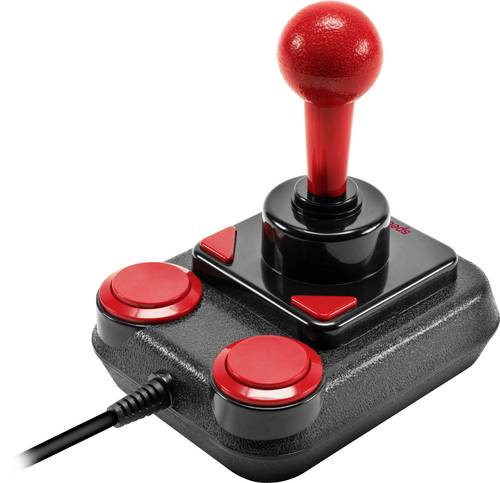 SpeedLink Competition Pro Extra Joystick USB PC, Android Schwarz, Rot von Speedlink