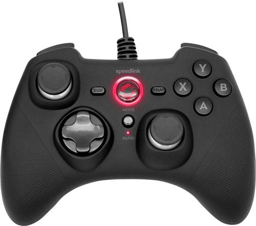 SpeedLink RAIT Gamepad PC, PlayStation 3, Nintendo Switch Schwarz von Speedlink