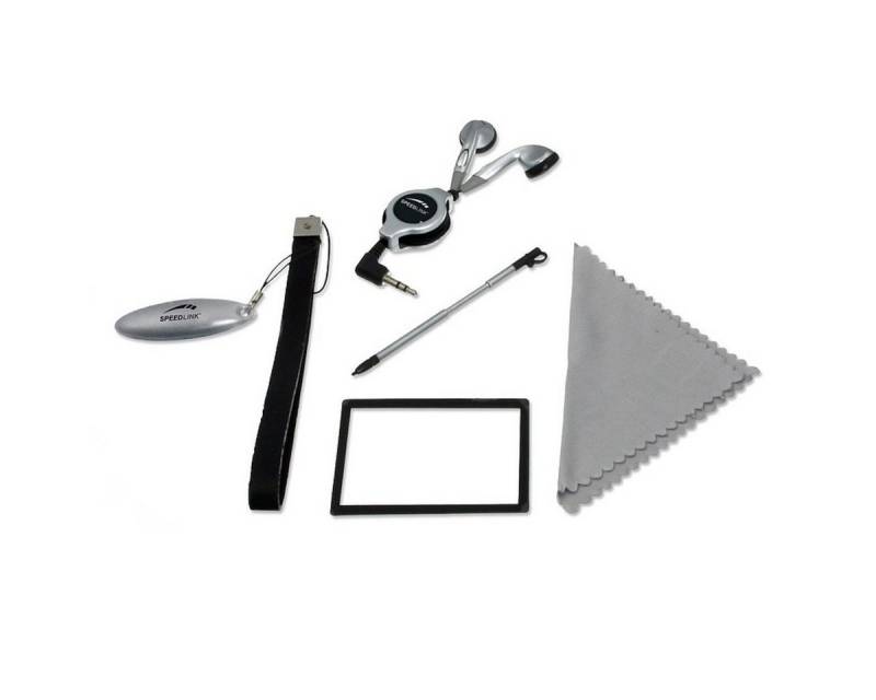 Speedlink 5in1 PACK Kopfhörer Display-Schutz Stift Tuch etc Gaming-Controller (passend für Nintendo DS Konsole) von Speedlink