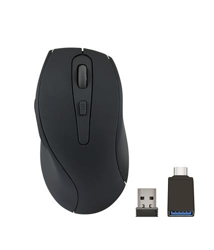 Speedlink AXON Silent Mouse Wireless - PC Maus kabellos, leiser klick, mit Akku wiederaufladbar USB-C, antibakterielle Oberfläche gummiert, ergonomisch, 2.4GHz, bis 1600dpi, schwarz Speedlink AXON Silent Mouse Wireless - PC Maus kabellos, leiser klick, mit Akku wiederaufladbar USB-C, antibakterielle Oberfläche gummiert, ergonomisch, 2.4GHz, bis 1600dpi, schwarz von Speedlink