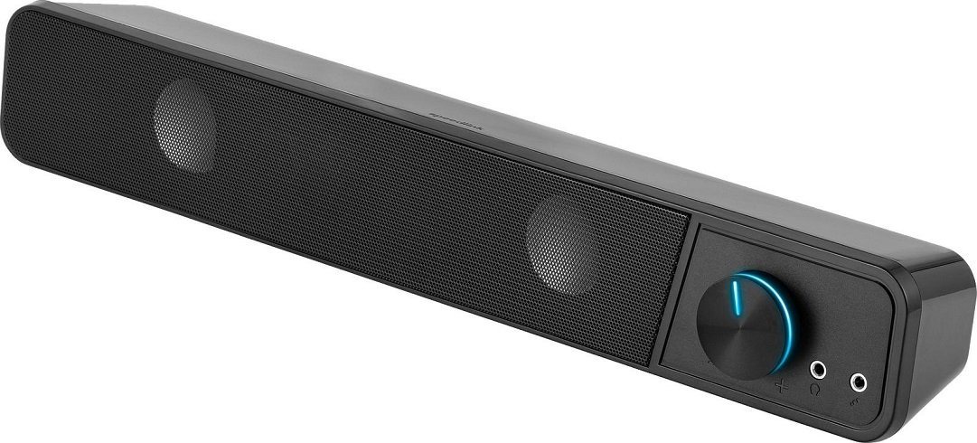 Speedlink BRIO Soundbar Stereo (12 W, Kopfhörer- und einen Mikrofonanschluss) von Speedlink