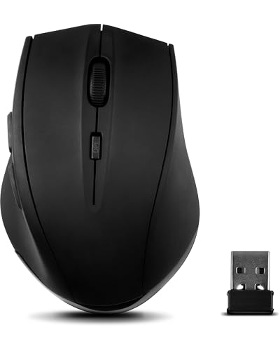 Speedlink CALADO Silent Mouse - kabellose leise Maus für PC, Notebook, Büro/Home Office und Gaming, leise Tasten, ohne Kabel, schwarz von Speedlink