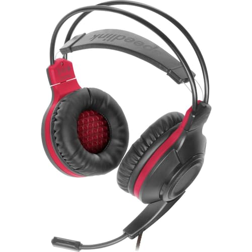 Speedlink CELSOR Gaming Headset - Gaming-Headset für PC/PS5/PS4/XBOX/SERIESX/S/Switch, Anschluss an Controller, schwarz von Speedlink