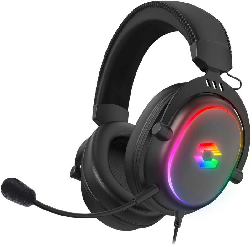 Speedlink CONUX RGB Stereo Gaming-Headset (Mikrofon abnehmbar, für PC/PS5/PS4/Xbox Series X/S/Switch/OLED/Lite) von Speedlink