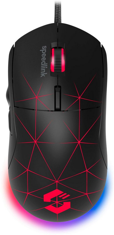 Speedlink CORAX Gaming-Maus (RGB-Beleuchtung, 3.200 dpi) von Speedlink