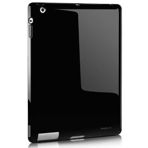 Speedlink Curb Soft Case Tablet-Schutzhülle für Apple iPad 3/iPad 4 (flexibles Material, Kamera/Anschlüsse/Tasten frei erreichbar), schwarz von Speedlink
