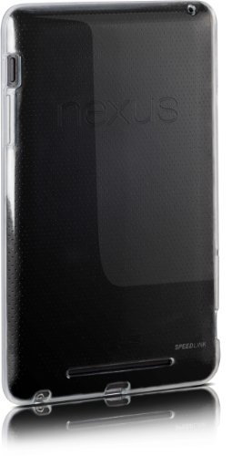 Speedlink Curb Soft Case Tablet-Schutzhülle für Google Nexus 7 (flexibles Material, Kamera/Anschlüsse/Tasten frei erreichbar), klar von Speedlink
