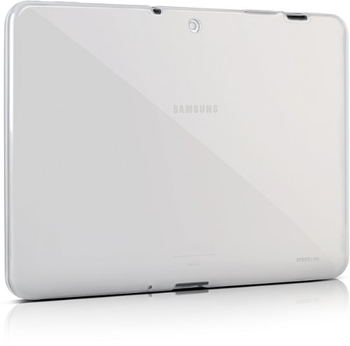 Speedlink Curb Soft Case Tablet-Schutzhülle für Samsung Galaxy Tab 2 10.1 (flexibles Material, Kamera/Anschlüsse/Tasten frei erreichbar), grau von Speedlink