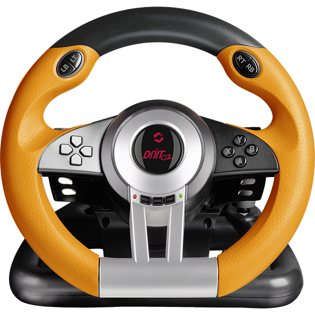 Speedlink DRIFT O.Z. Racing Wheel PC, black-orange von Speedlink