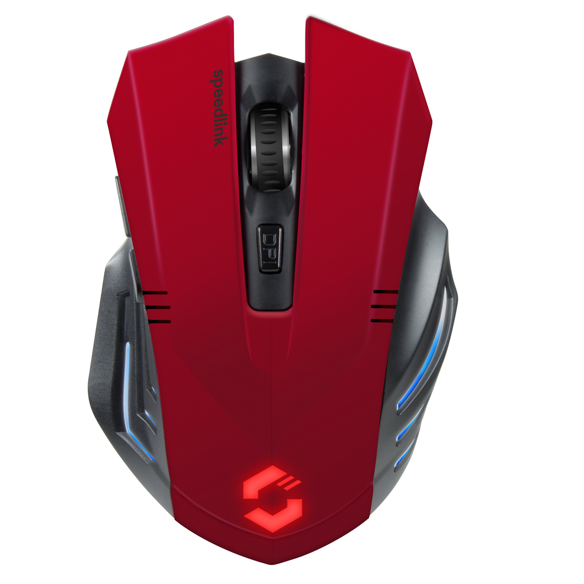 Speedlink FORTUS Gaming Mouse - Wireless, LED-Beleuchtung, Bis zu 2.400 dpi Auflösung, Kompakter Nano-Empfänger, Gummierte Oberfläche von Speedlink