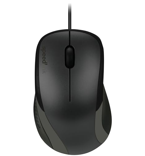 Speedlink KAPPA Mouse wired - leichte USB Maus mit Kabel, PC Maus kabelgebunden für PC, Laptop und Notebook, Büro, Office, 1000dpi, schwarz Speedlink KAPPA Mouse wired - leichte USB Maus mit Kabel, PC Maus kabelgebunden für PC, Laptop und Notebook, Büro, Office, 1000dpi, schwarz von Speedlink