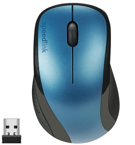 Speedlink KAPPA Mouse wireless - leichte USB Maus kabellos mit 2.4G USB-Empfänger, PC Maus ohne Kabel für PC, Laptop und Notebook, Büro, Office, 1200dpi, blau Speedlink KAPPA Mouse wireless - leichte USB Maus kabellos mit 2.4G USB-Empfänger, PC Maus ohne Kabel für PC, Laptop und Notebook, Büro, Office, 1200dpi, blau von Speedlink
