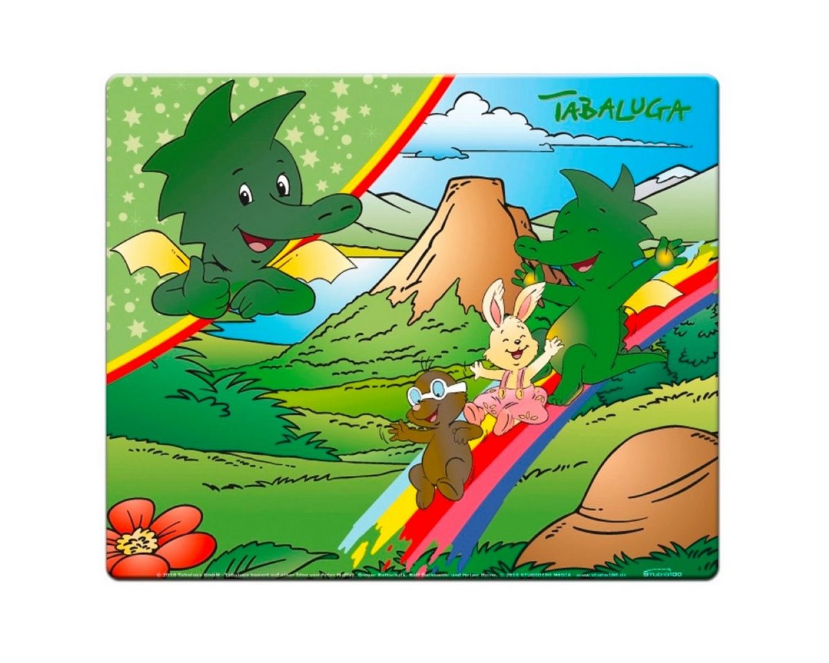 Speedlink Mauspad Mouse-Pad Maus-Pad Motiv Wickie 1,5mm dünn, Tabaluga Happy Digby Zeichentrick Serie, Maus Pad, rutschfest, flach von Speedlink