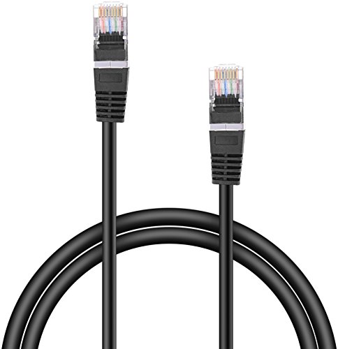 Speedlink Netzwerkkabel Ethernet LAN STP Basic (CAT 5e auf CAT 5e, RJ45-Anschluss, 5m) schwarz von Speedlink