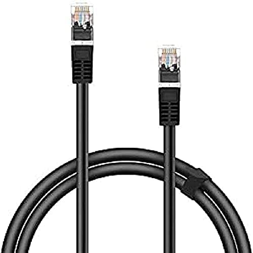 Speedlink Netzwerkkabel Ethernet LAN STP HQ (CAT 5e auf CAT 5e, RJ45-Anschluss, 1,5m) schwarz von Speedlink