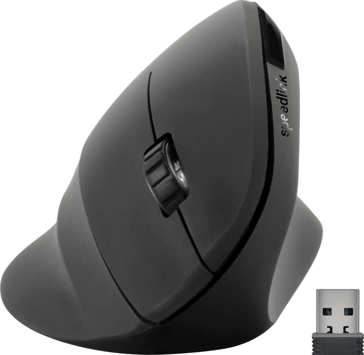 Speedlink PIAVO Ergonomic Vertical Mouse - Wireless ergonomische Maus (Kabellose Verbindung) von Speedlink