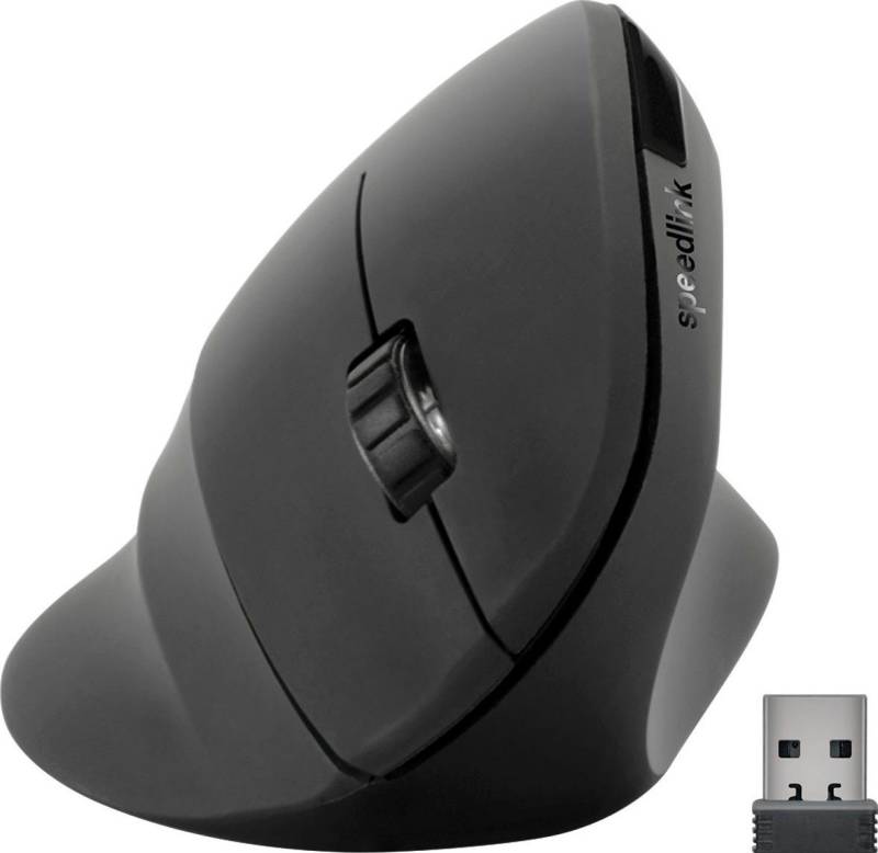 Speedlink PIAVO Ergonomic Vertical Mouse - Wireless ergonomische Maus (Kabellose Verbindung) von Speedlink