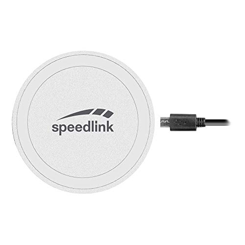 Speedlink PUCK 5 Wireless Charger - Ladegerät mit induktiver Energieübertragung (5 Watt), schwarz von Speedlink