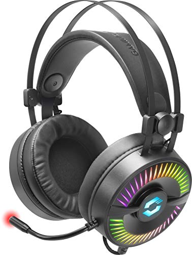 Speedlink QUYRE RGB 7.1 Gaming Headset - individualisierbarer Sound, RGB-Beleuchtung für PC/Notebook/Laptop, schwarz von Speedlink